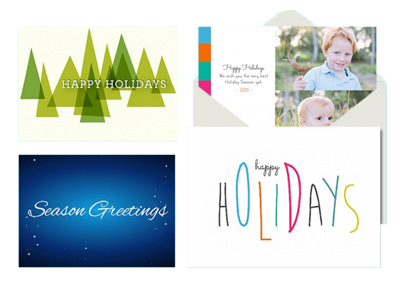 4 greeting card designs